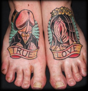 gross feet tattoos